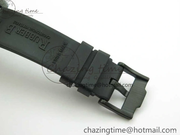 MiroTime 1227 Submariner 40mm Black Ceramic 5GF Best Edition Blue Candy Dial on Black Rubber Strap SA FashionForward 2473